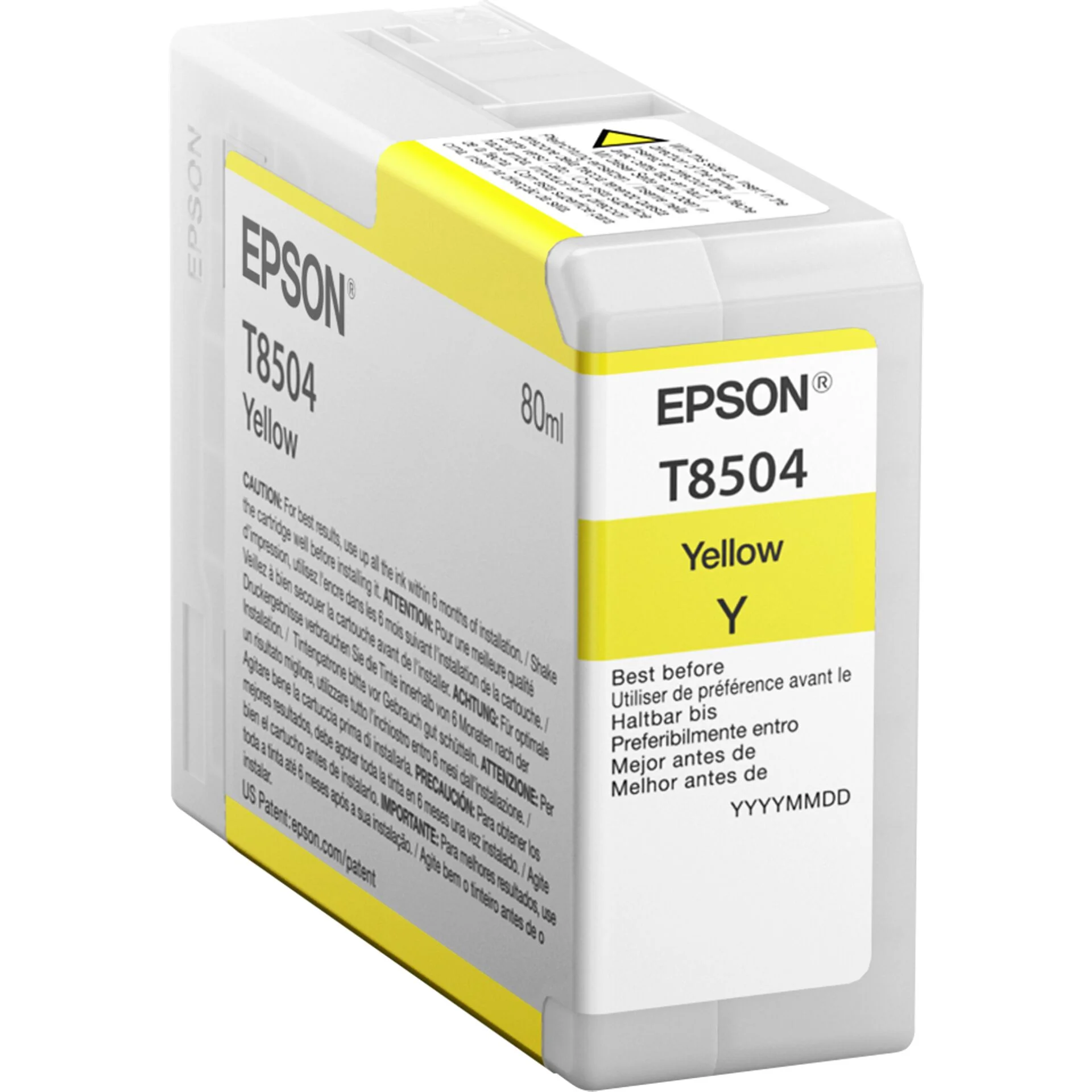 Epson Tintenpatrone yellow T 850 80 ml T 8504 Drucker & Scanner