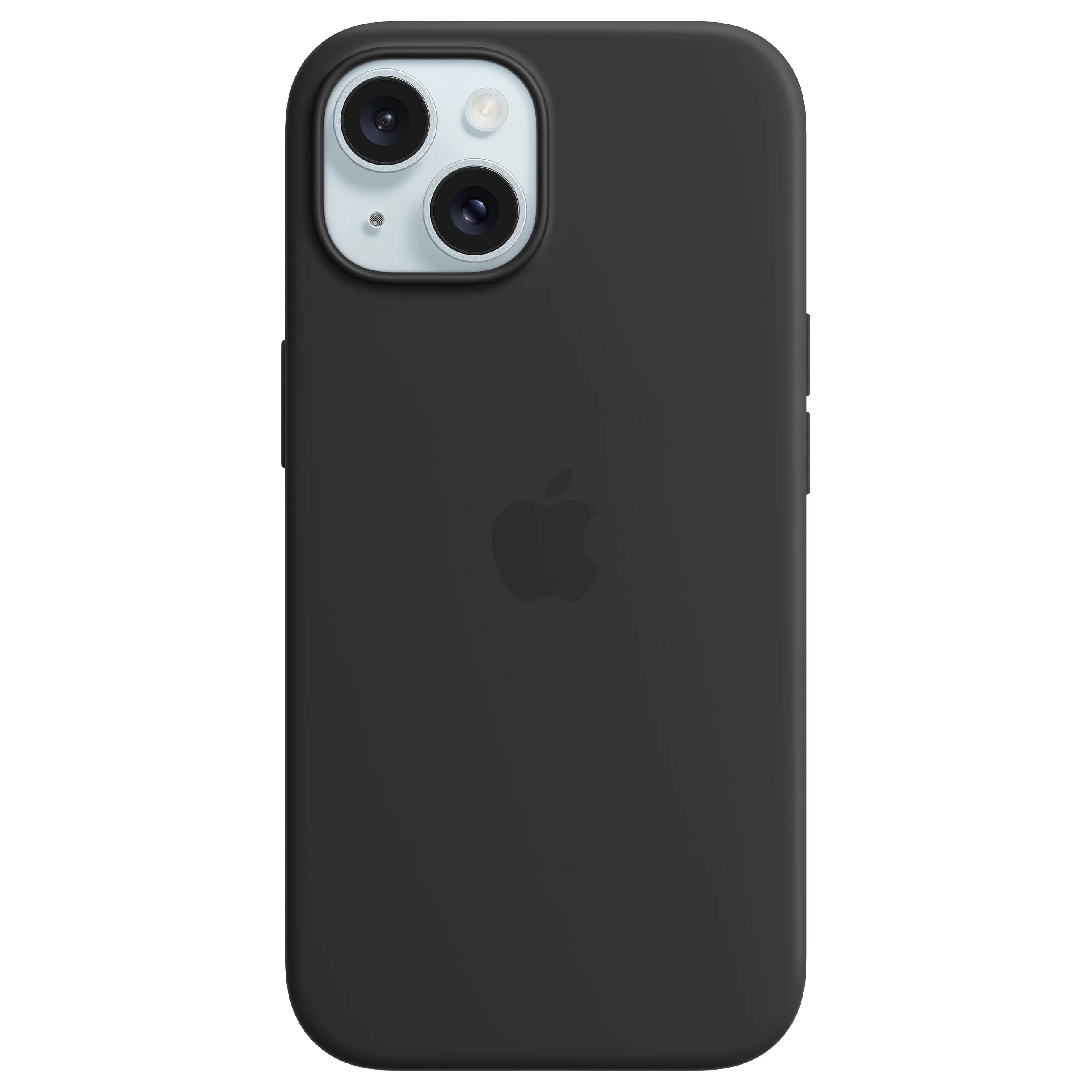 Apple iphone 15 silicone case with magsafe   black Notebook & Tablet Zubehoer