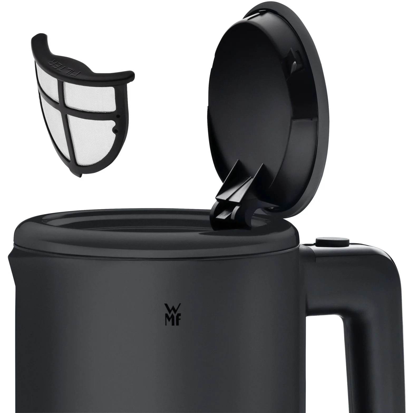 WMF KUeCHENminis Wasserkocher 0 8l deep black
