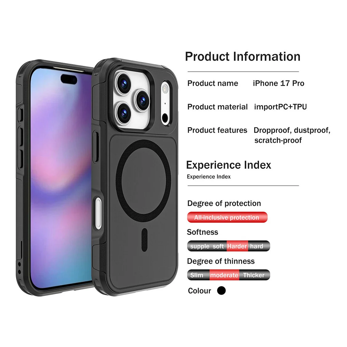 4SMARTS defend case fuer apple iphone 17 pro Notebook & Tablet Zubehoer