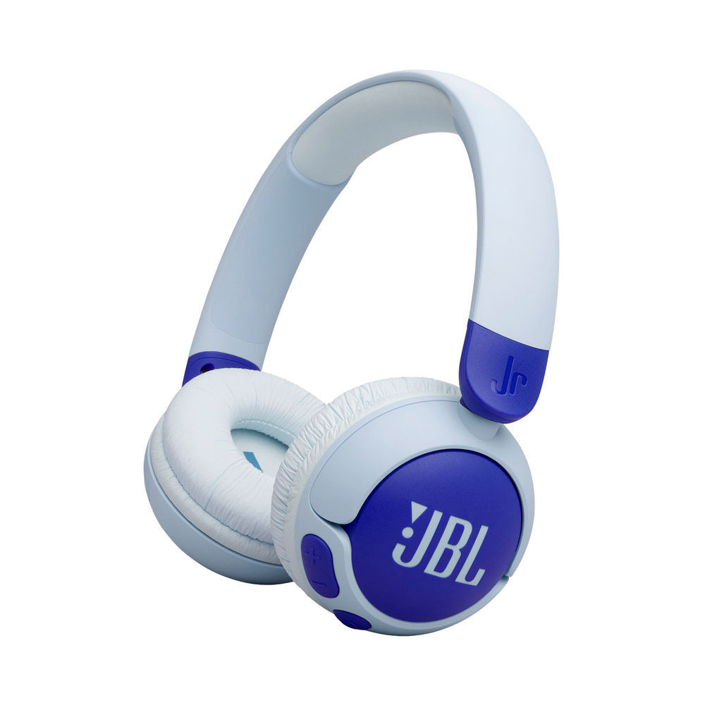 JBL On Ear Kopfhoerer fuer Kinder JR320BT safe listening Blau