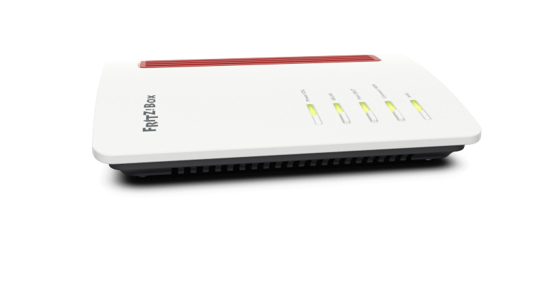 Box FRITZ  7530 WLAN Router Gigabit Ethernet Dual Band  2 4 GHz 5 GHz  Schwarz  Rot  Weiss Router Netzwerk
