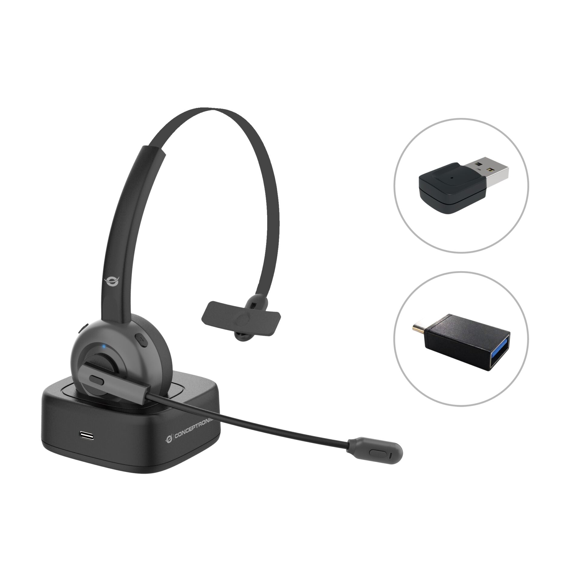 CONCEPTRONIC polona03bda kabelloses bluetooth headset Over-Ear