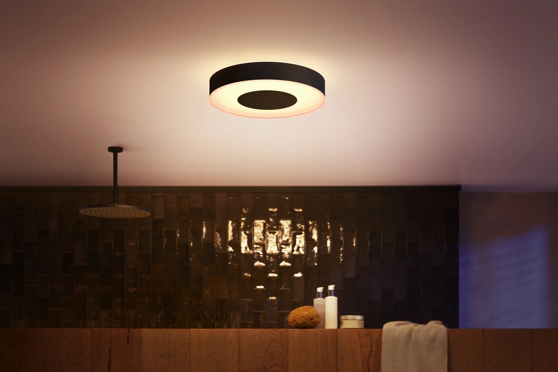 Philips Hue White and Color ambiance Xamento Deckenleuchte M schwarz Leuchtmittel & Lampen