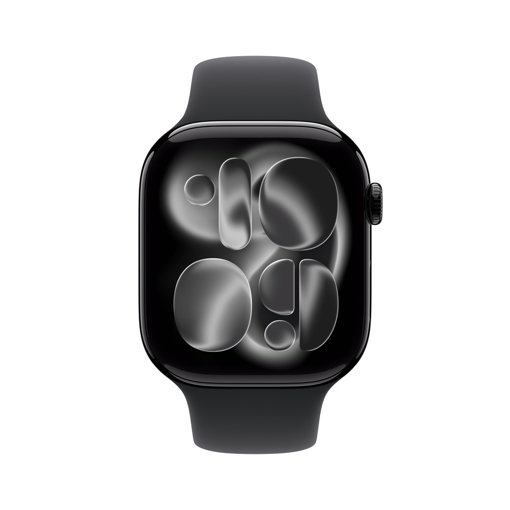 Apple watch series 11 alu  diamantschwarz  gps  46 mm  sportarmband schwarz s m Smartwatches & Fitnesstracker