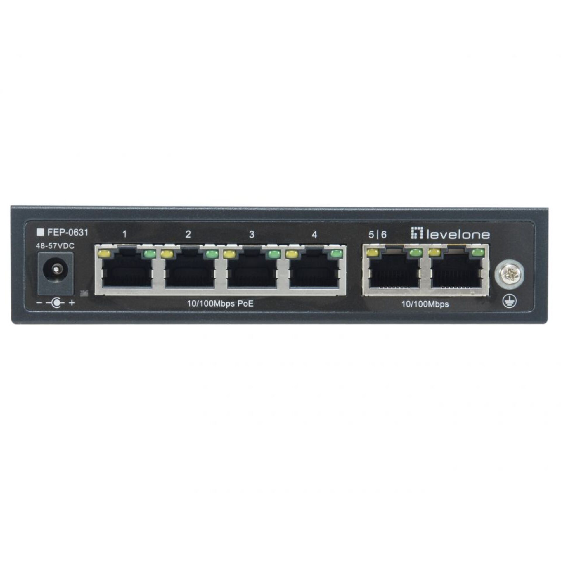 LevelOne FEP 0631 Netzwerk Switch Fast Ethernet 10 100 Power over Ethernet PoE Schwarz