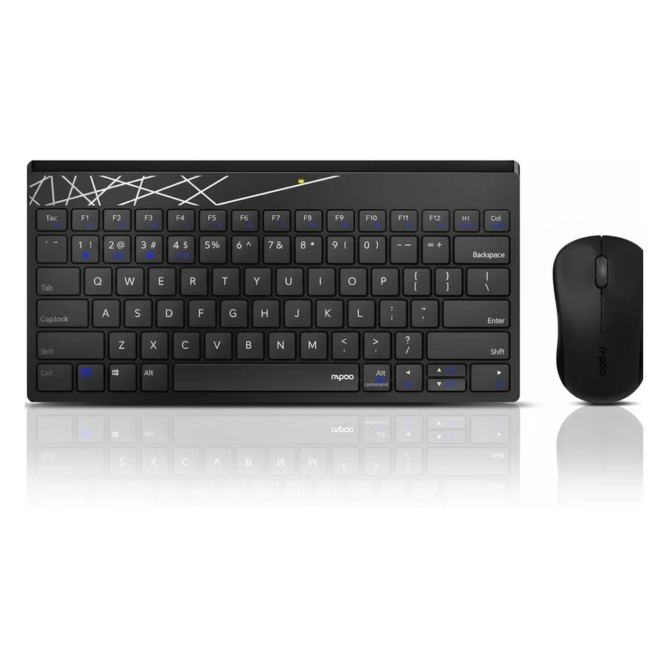 Rapoo 8000M Multi Mode Deskset Kabellos  Schwarz Tastaturen & Maeuse