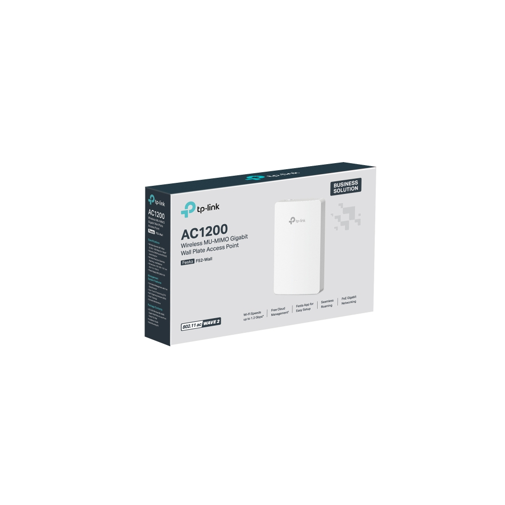 TP Link Festa F52 Wall 1200 Mbit s Weiss Power over Ethernet  PoE  Access Points Netzwerk