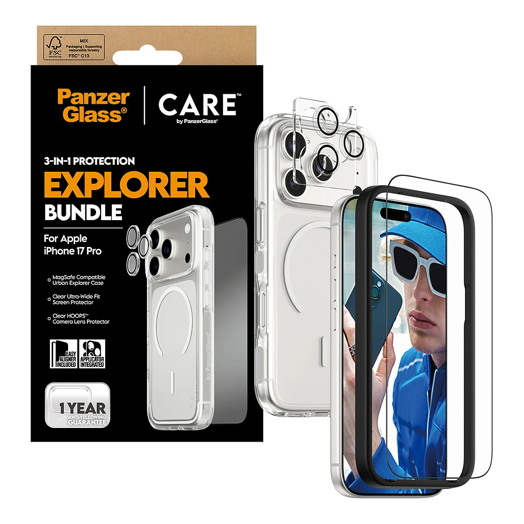 PanzerGlass     CARE by   3 in 1 Explorer Set iPhone 17 Pro Notebook & Tablet Zubehoer