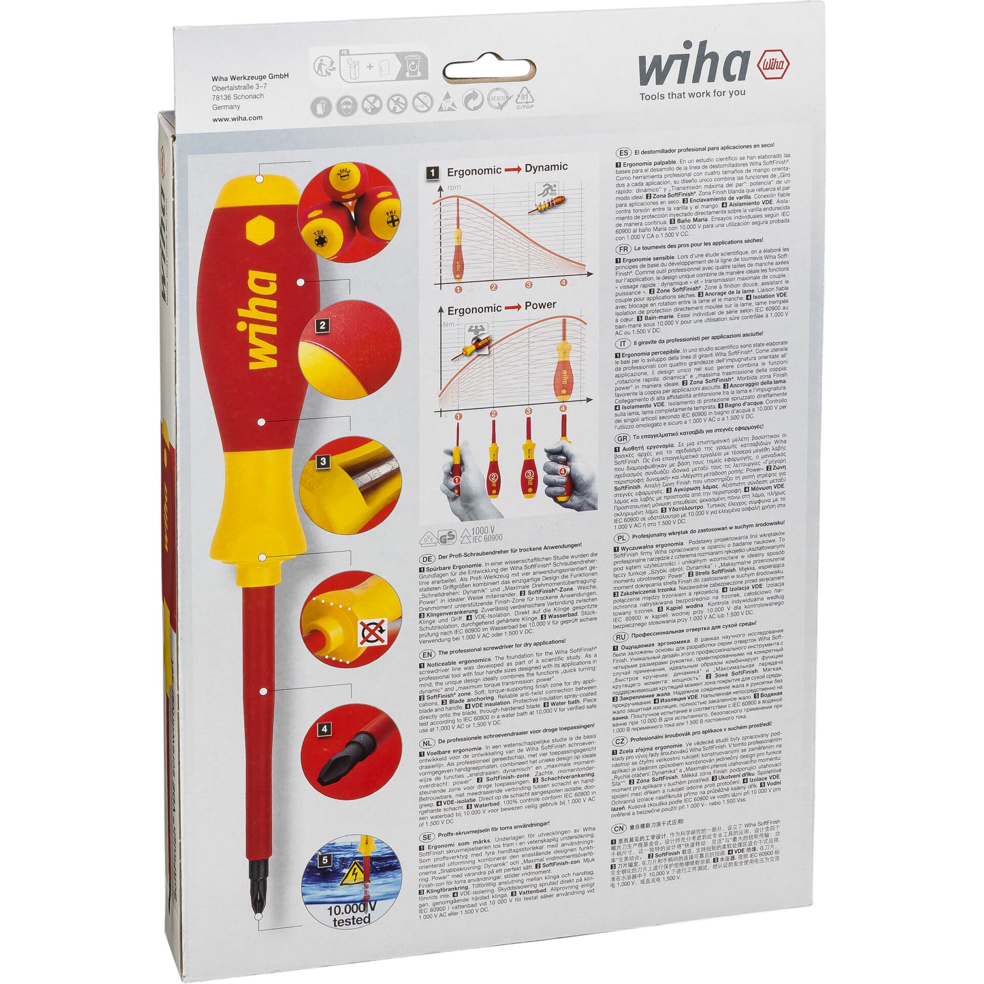 Wiha 320NK6 SoftFinish electric Schraubendreher & Zangen