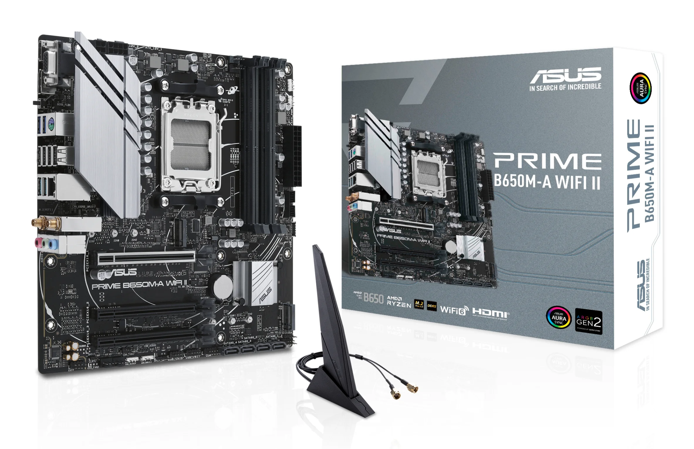 ASUS PRIME B650M A WIFI II AMD B650 Sockel AM5 micro ATX PC-Zubehoer