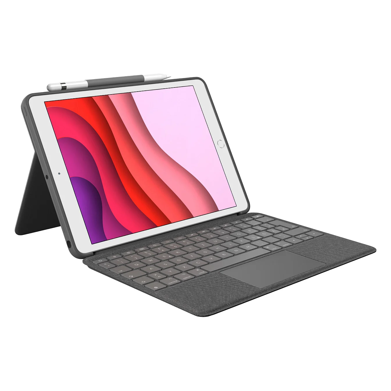 Logitech Combo Touch graphite fuer iPad 7  Gen  Notebook & Tablet Zubehoer