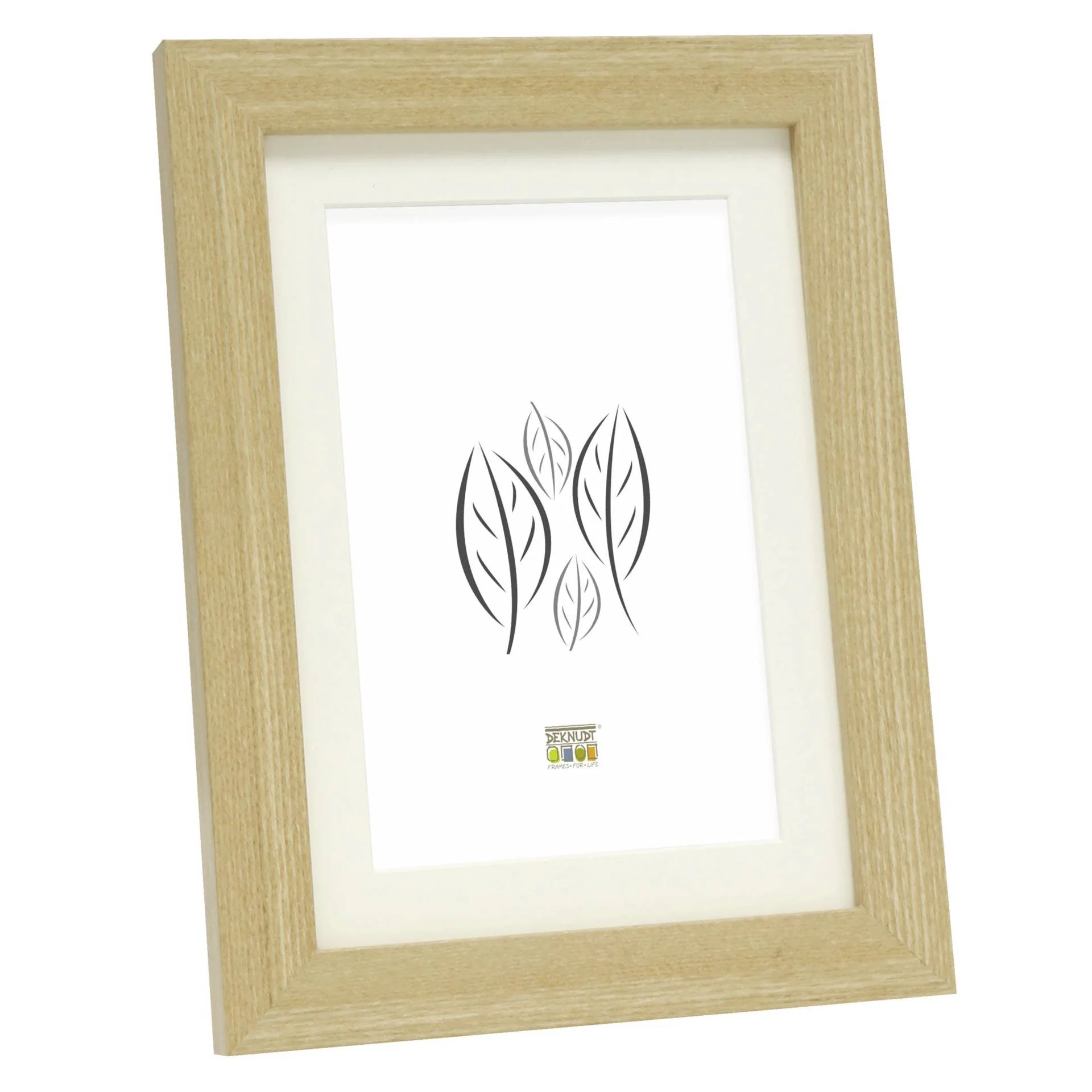 Deknudt S66KH1 P1 30x45 Holz eichefarben mit Pptt  Bilderrahmen