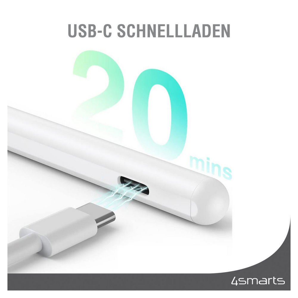 4SMARTS Aktiver Eingabestift Pencil Pro 3  weiss Notebook & Tablet Zubehoer
