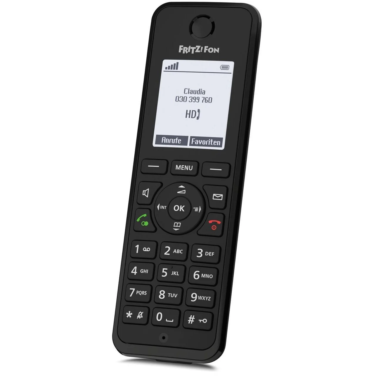 Fon M3 DECT Telefon Anrufer Identifikation Schwarz