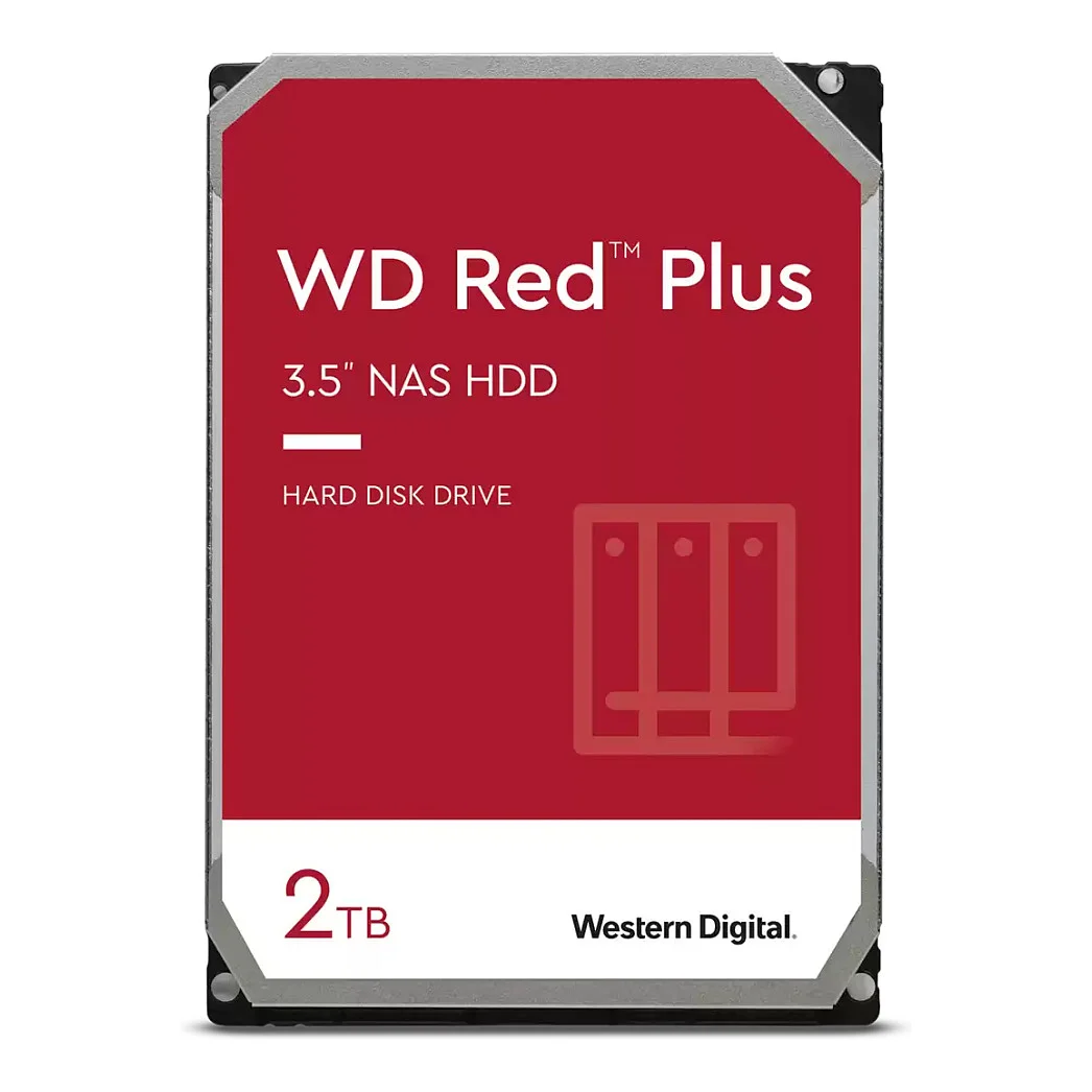 Western Digital 2TB WD20EFPX Red Plus NAS 5400RPM Speichermedien