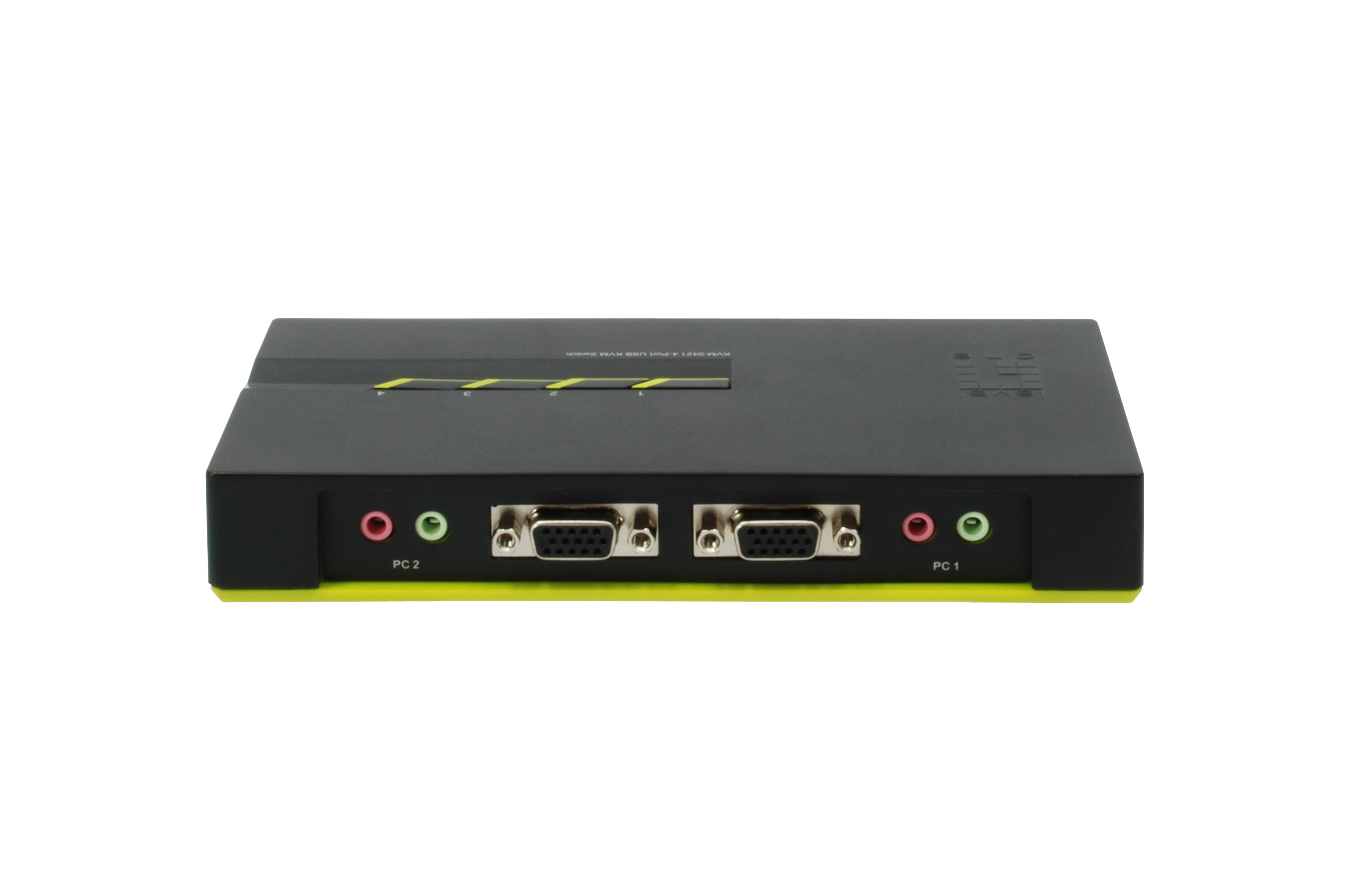 LevelOne 4 Port USB KVM Switch mit Audio PC-Zubehoer