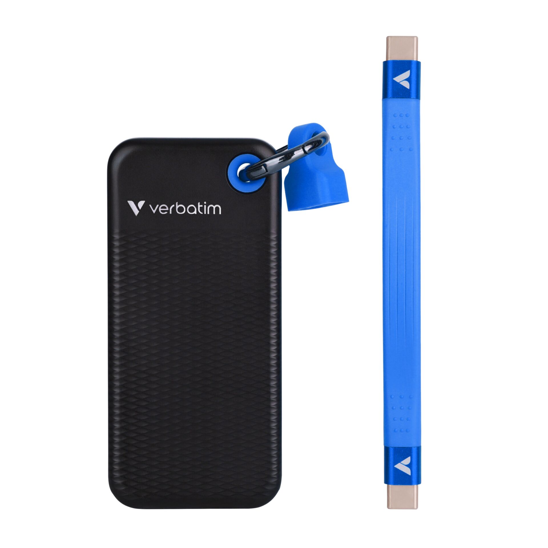 Verbatim Pocket SSD USB 3 2 1TB Black Blue 32191 Speichermedien