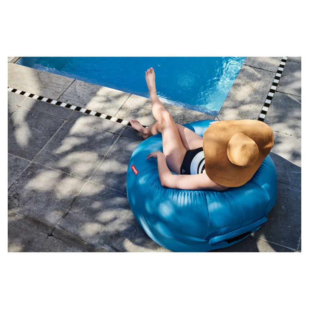 Fatboy Aufblasbarer Sessel Lamzac O  Sky Blue Heimwerken & Garten