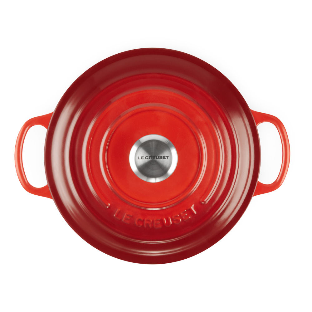 Le Creuset Signature Braeter rund 20 cm kirschrot Pfannen & Toepfe