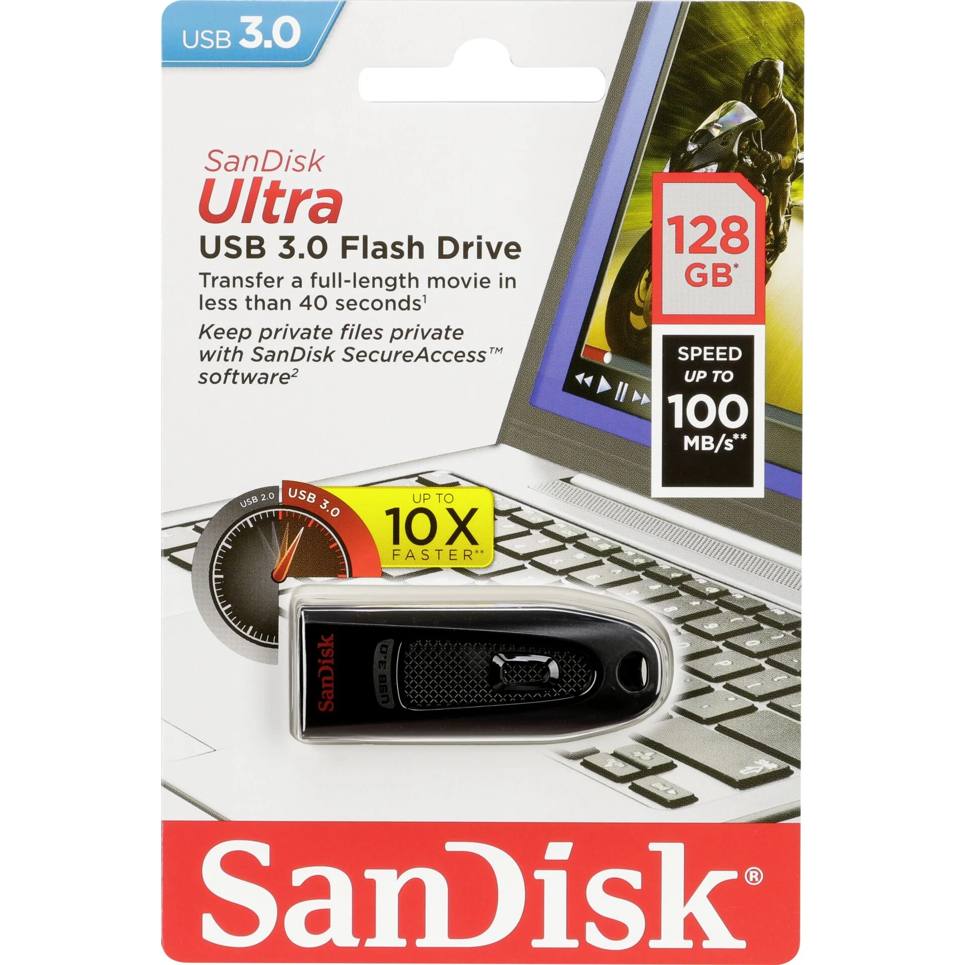 SanDisk stick 128gb usb 3 0 ultra black Speichermedien