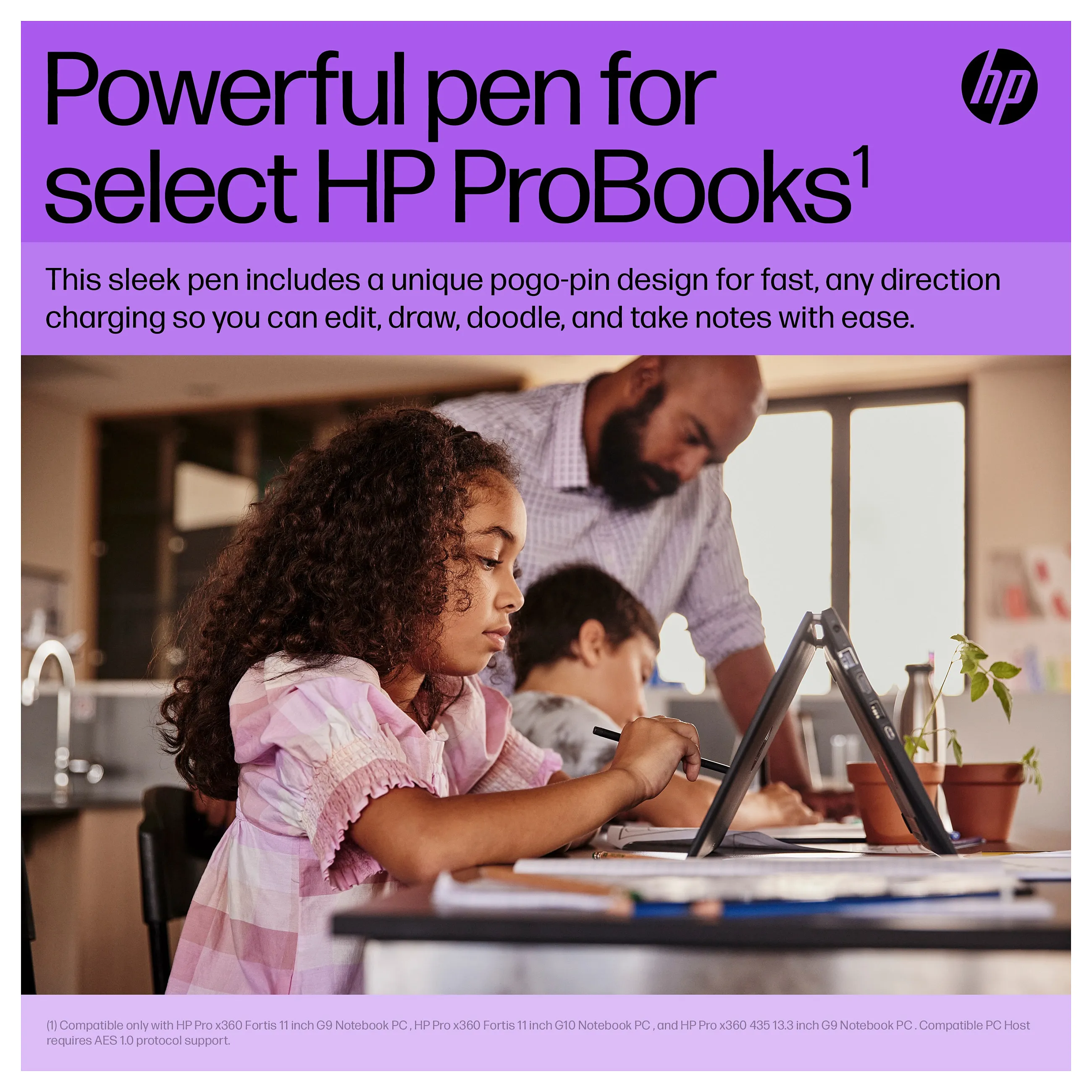 HP Wiederaufladbarer Slim Pen Notebook & Tablet Zubehoer