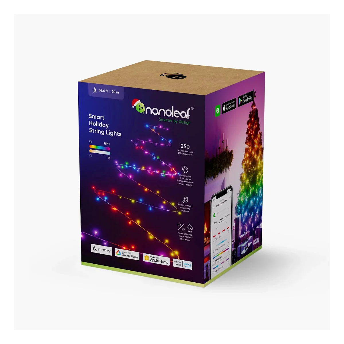 Nanoleaf Holiday Matter String Lights   250 LEDs 20m Dekoleuchten