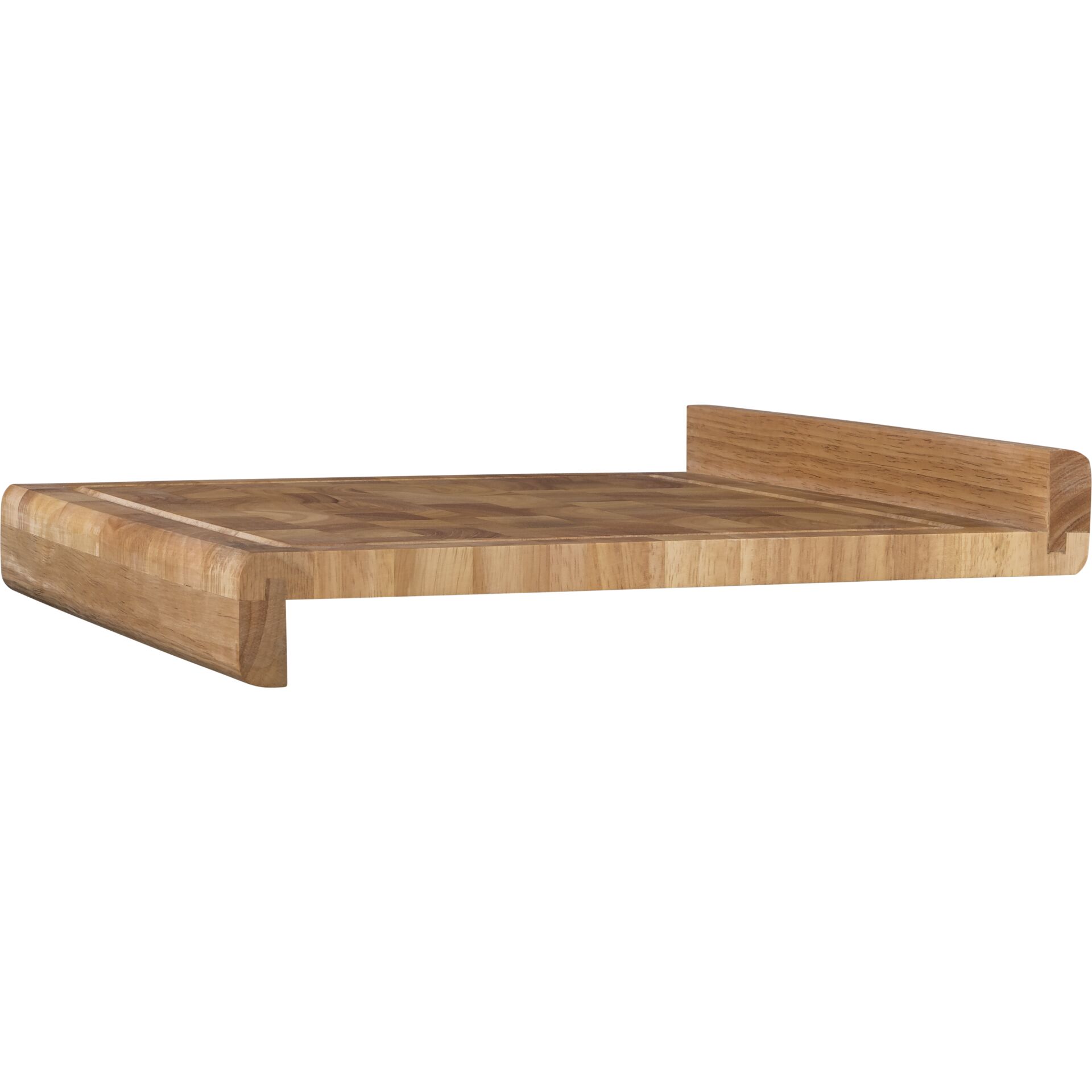 Zassenhaus Arbeitsplatte Gummibaum 39x39x4 5cm Besteck & Aufbewahrung
