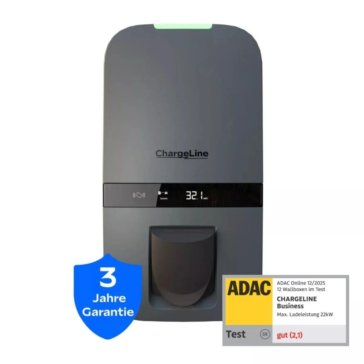 ChargeLine 22kW Business Wallbox   Mit Stromzaehler   Firmenwagen  Dienstwagen Wallboxen