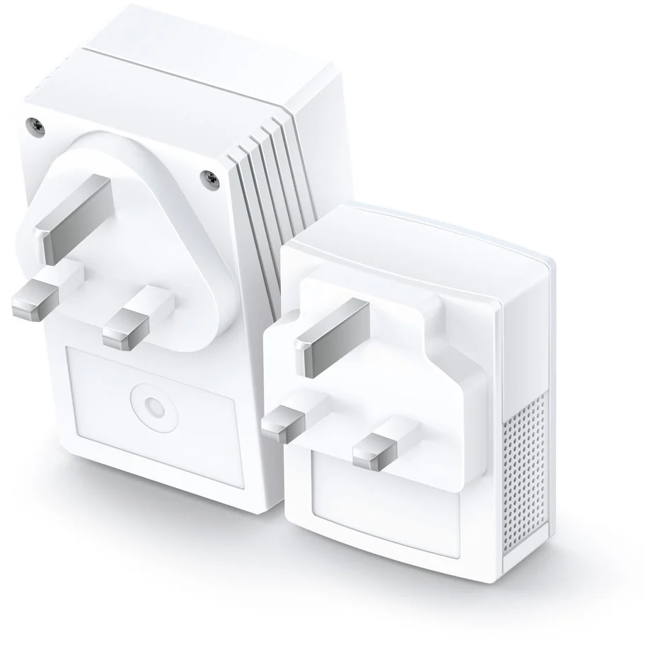 TP Link TL WPA4220 KIT WLAN Powerline Adapter 600 Mbit s Ethernet LAN Weiss 2 Stueck Netzwerk-Adapter / Netzwerk-Karten