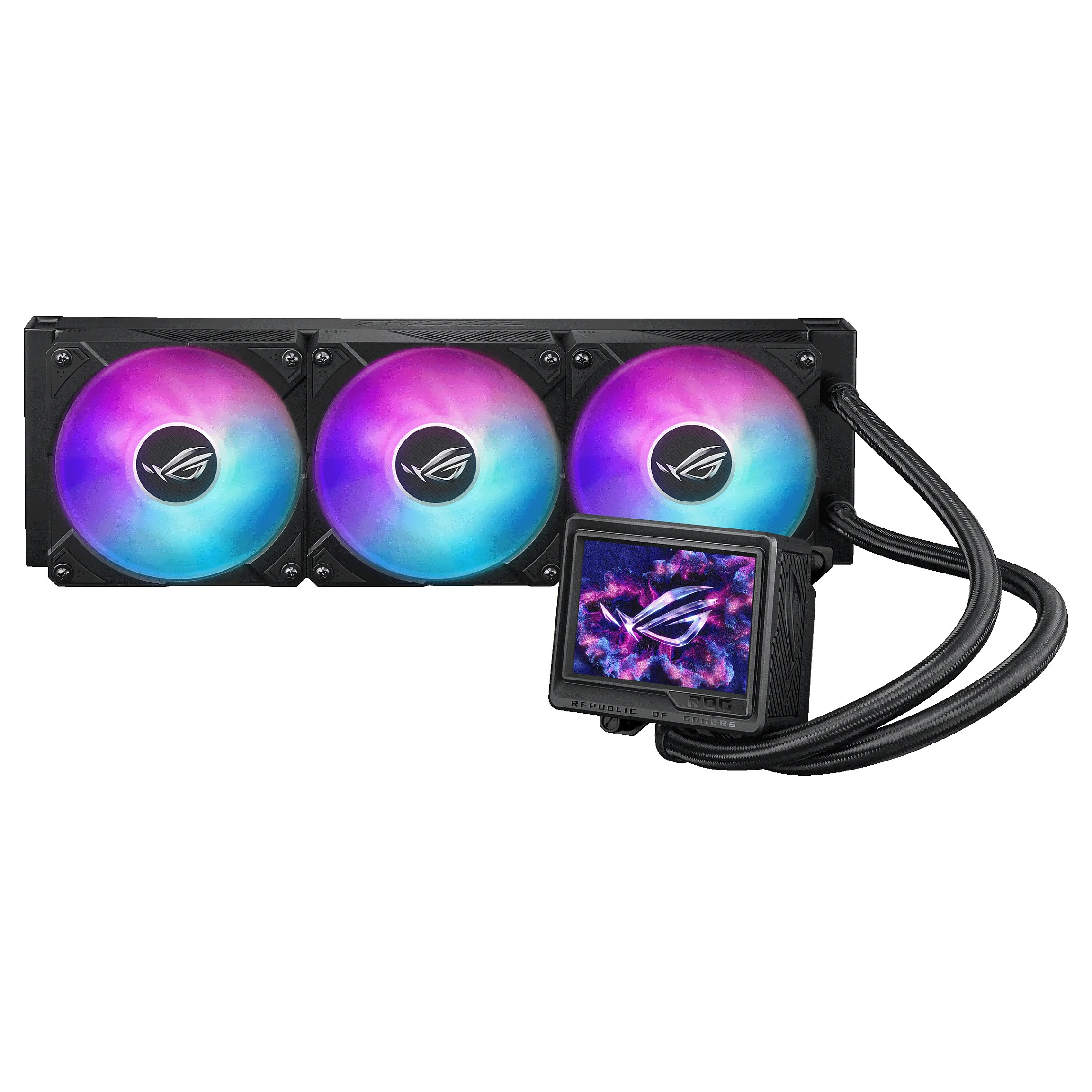 ASUS ROG Ryujin III 360 ARGB Extreme Computergehaeuse All in One Fluessigkeitskuehler 12 cm Schwarz PC-Zubehoer