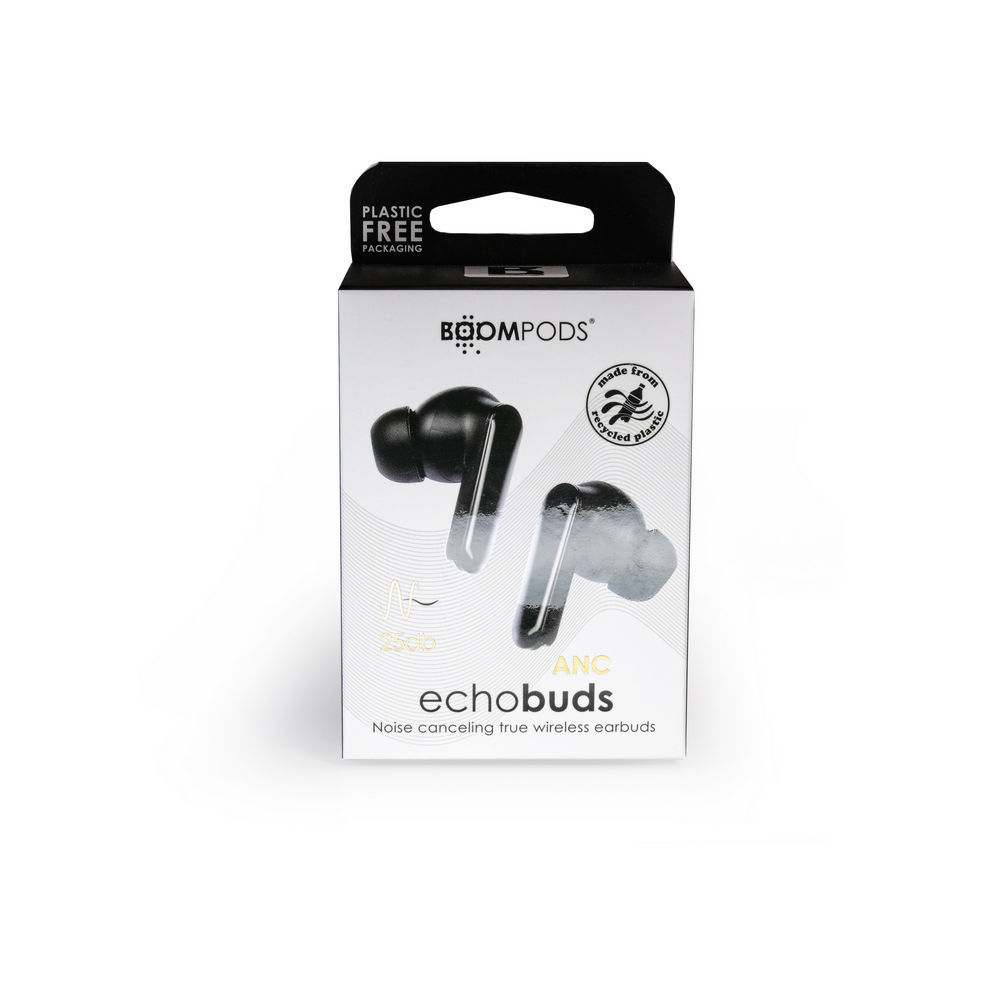 Boompods True Wireless In Ear Kopfhoerer Echobuds ANC Black