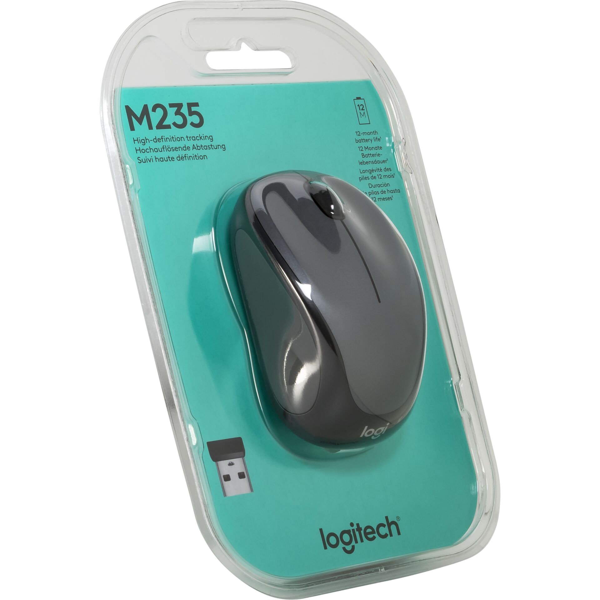 Logitech M235 black silver Tastaturen & Maeuse