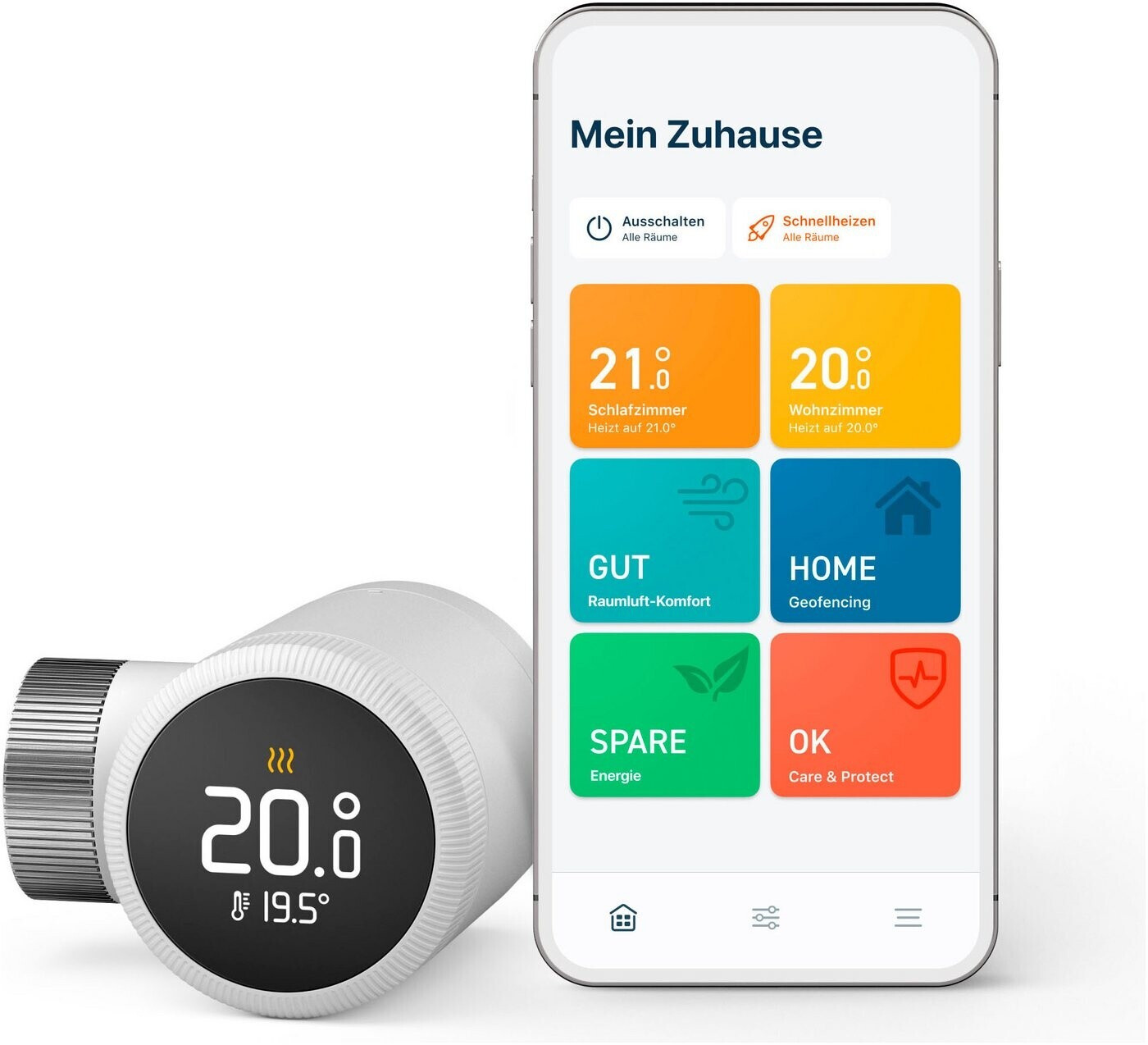 tado  Smartes Heizkoerper Thermostat X Single Heizkoerperthermostate Heizungssteuerung