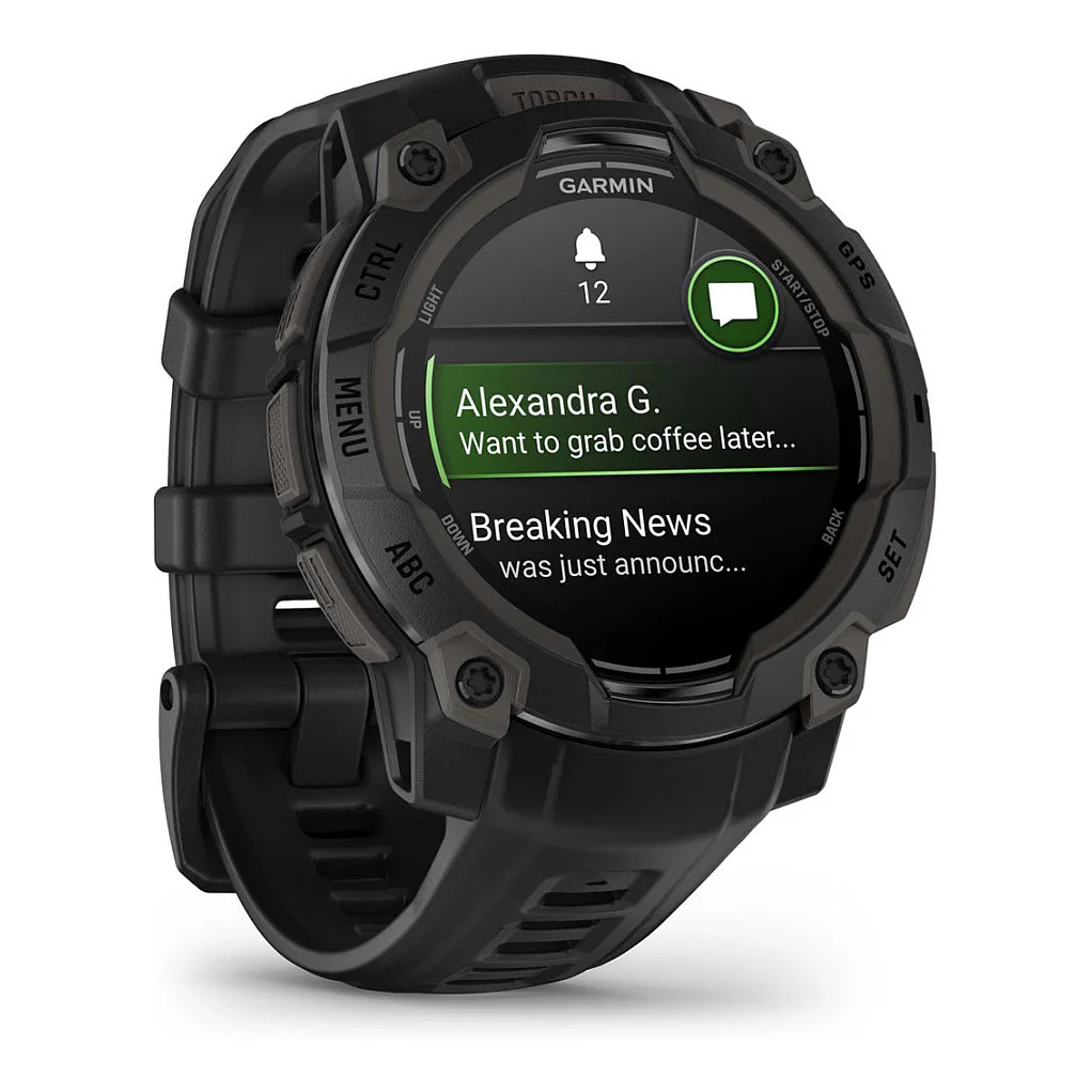 Garmin Instinct 3 AMOLED  45mm  schwarz Smartwatches & Fitnesstracker