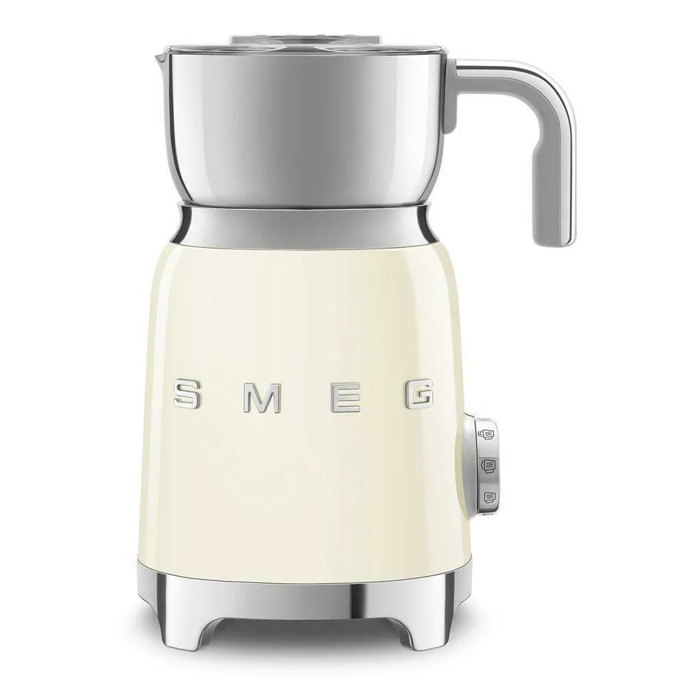 SMEG Induktions Milchaufschaeumer  creme Kuechenkleingeraete