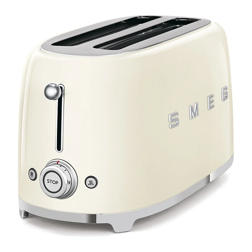SMEG tsf02creu toaster 4 scheiben creme Kuechenkleingeraete