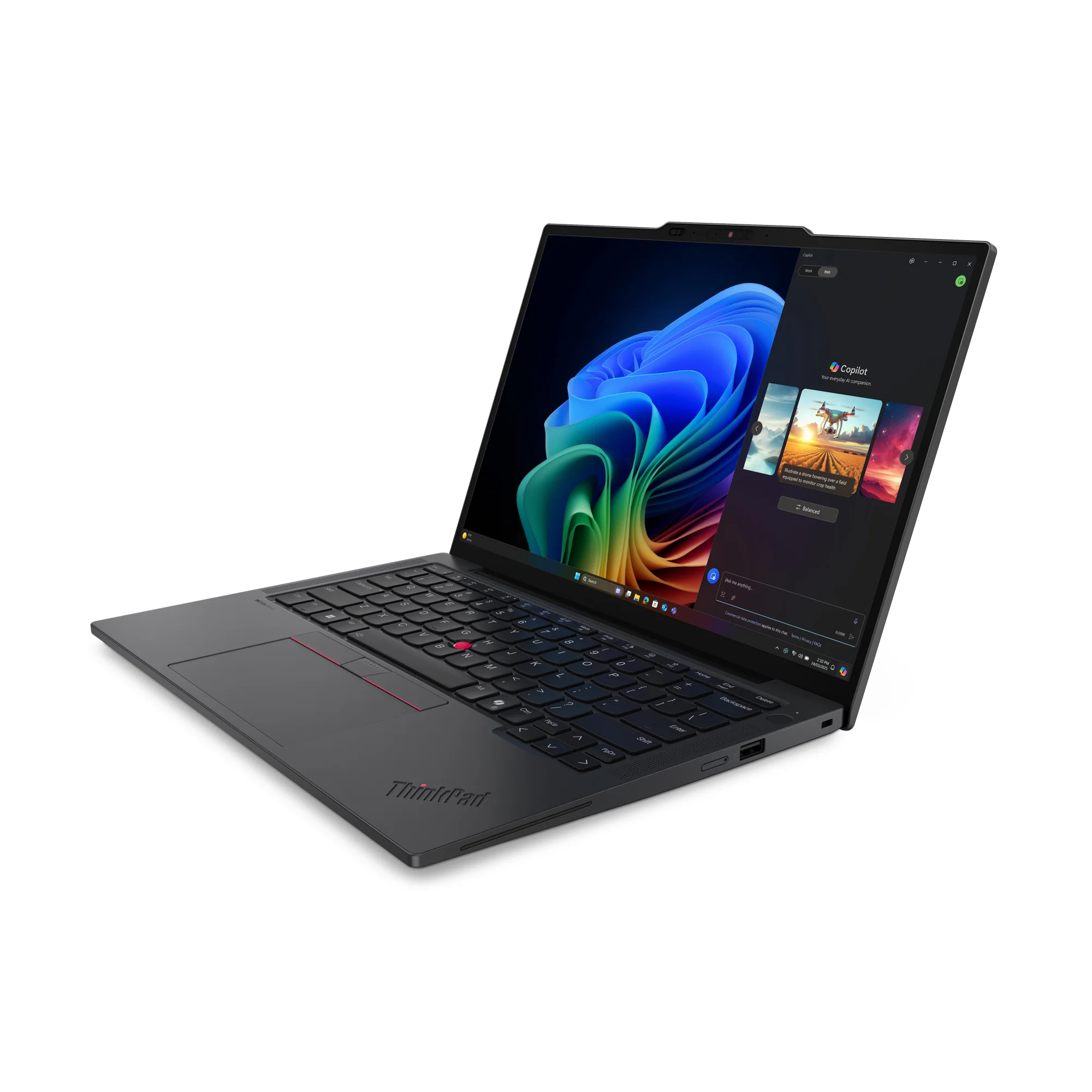 Lenovo ThinkPad X13 Gen 6  AMD  Copilot  PC AMD Ryzen AI 5 340 Laptop 33 8 cm  13 3   WUXGA 32 GB LPDDR5x SDRAM 1 TB SSD Wi Fi 7  802 11be  Windows 11 Pro Deutsch Schwarz Notebooks & E-Book Reader