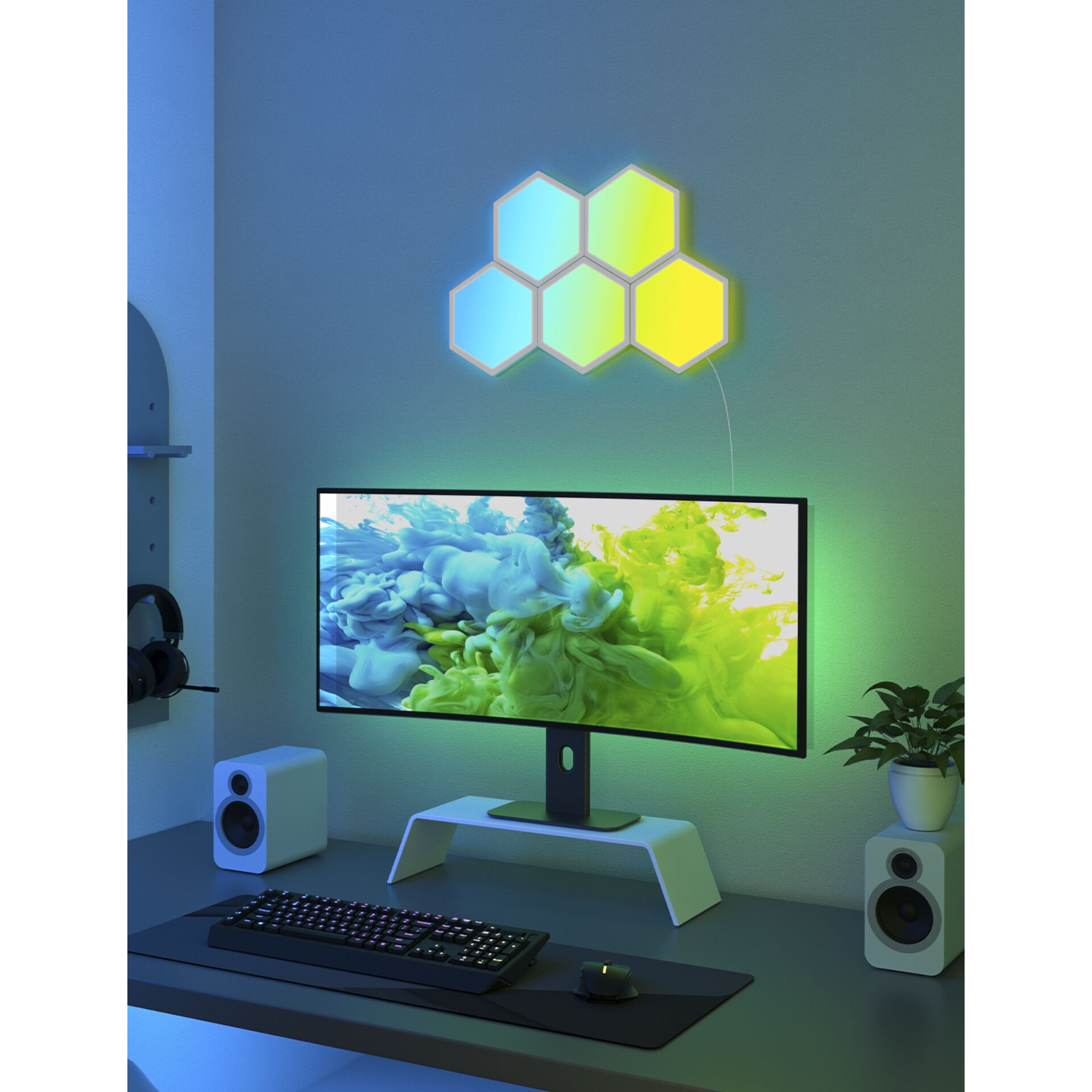 Govee Glide Hexa Light Panels Leuchtmittel & Lampen
