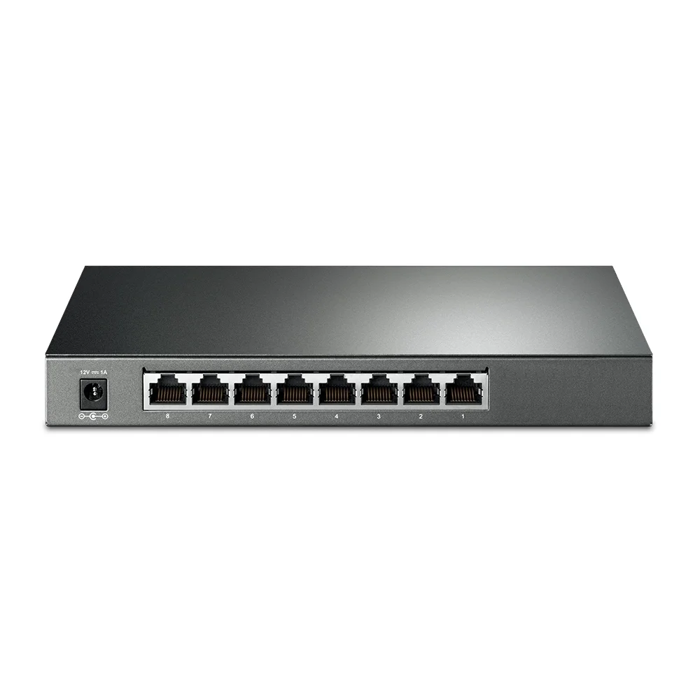TP Link JetStream TL SG2008 Netzwerk Switch Managed L2 L2  Gigabit Ethernet  10 100 1000  Schwarz Switches