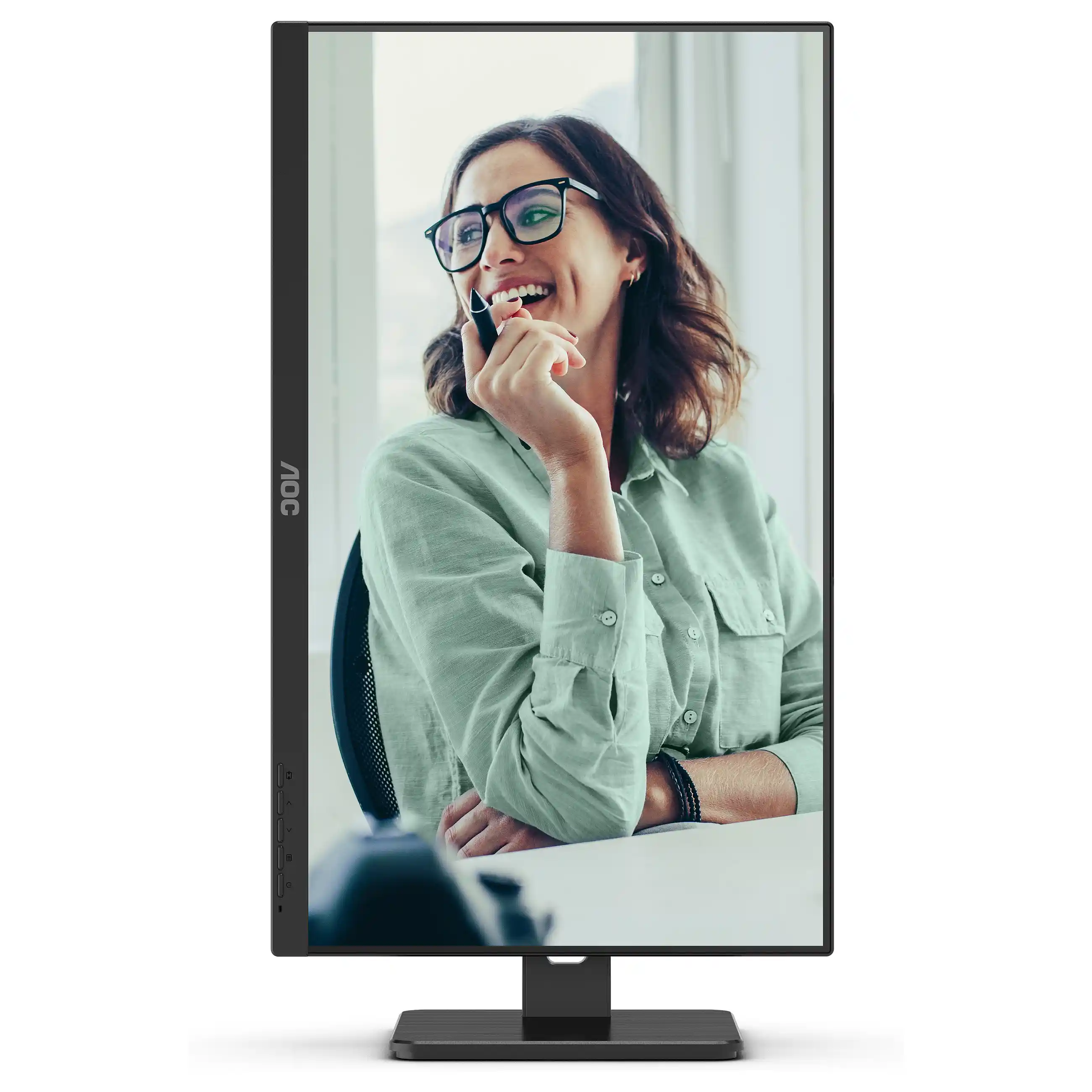 AOC Q27P3CV Computerbildschirm 68 6 cm  27   2560 x 1440 Pixel Quad HD LED Schwarz Monitore