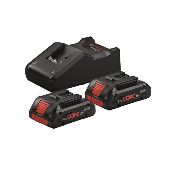 Bosch Starter Set Standard 2x ProCORE18V 4 0Ah   GAL 18V 40 Heimwerken & Garten