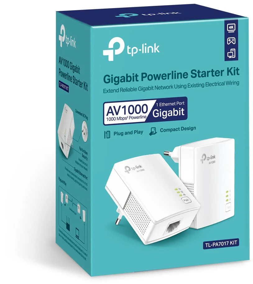 TP Link AV1000 Gigabit Powerline Adapter KIT Netzwerk