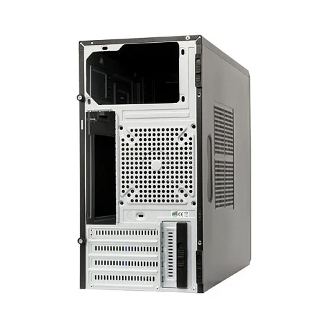 Chieftec CT 04B OP Mini Tower Gehaeuse Schwarz   Kompakt PC Gehaeuse PC-Komponenten