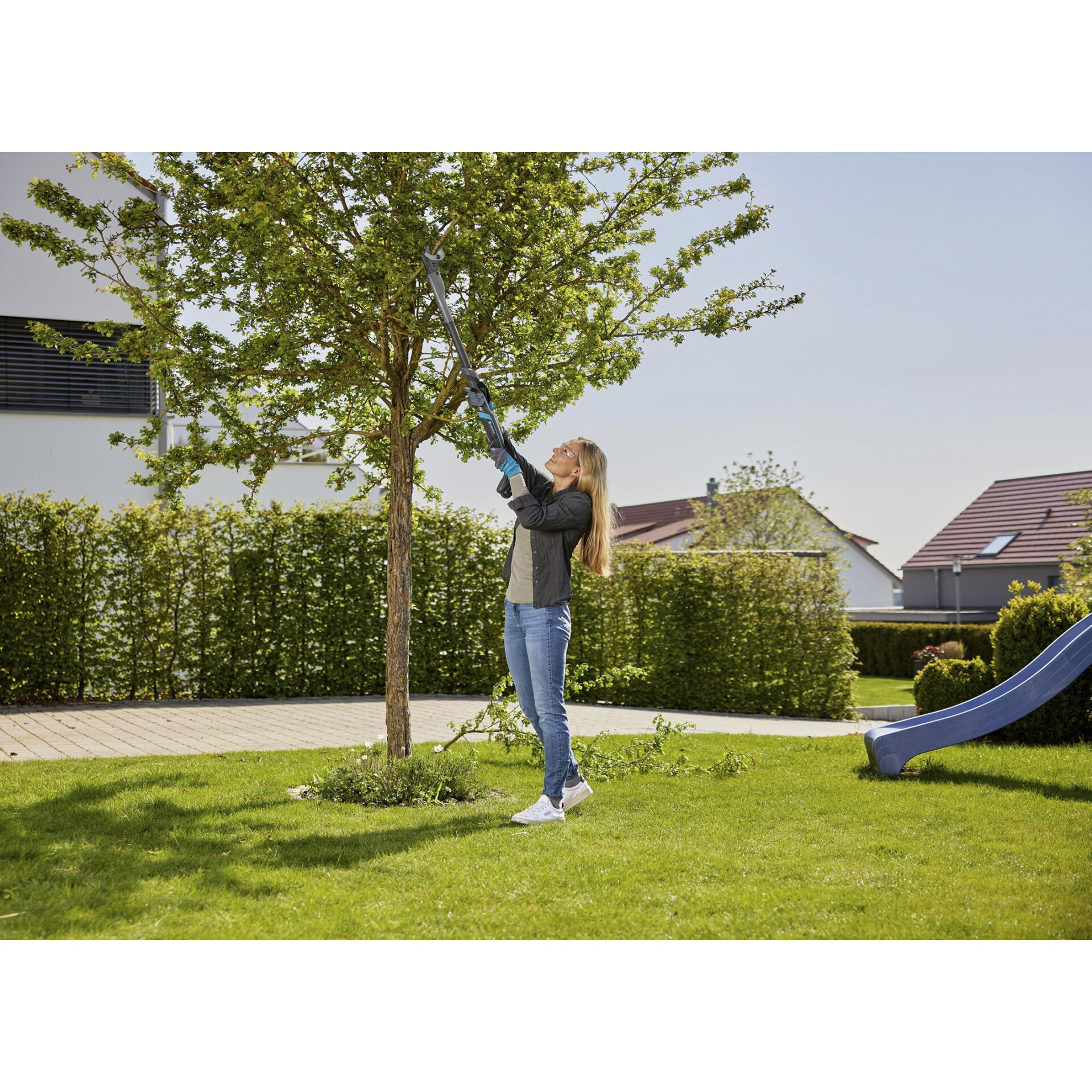 GARDENA Akku Baumschere EasyCut 11018V P4A Ready To Use Set Garten- & Baumscheren
