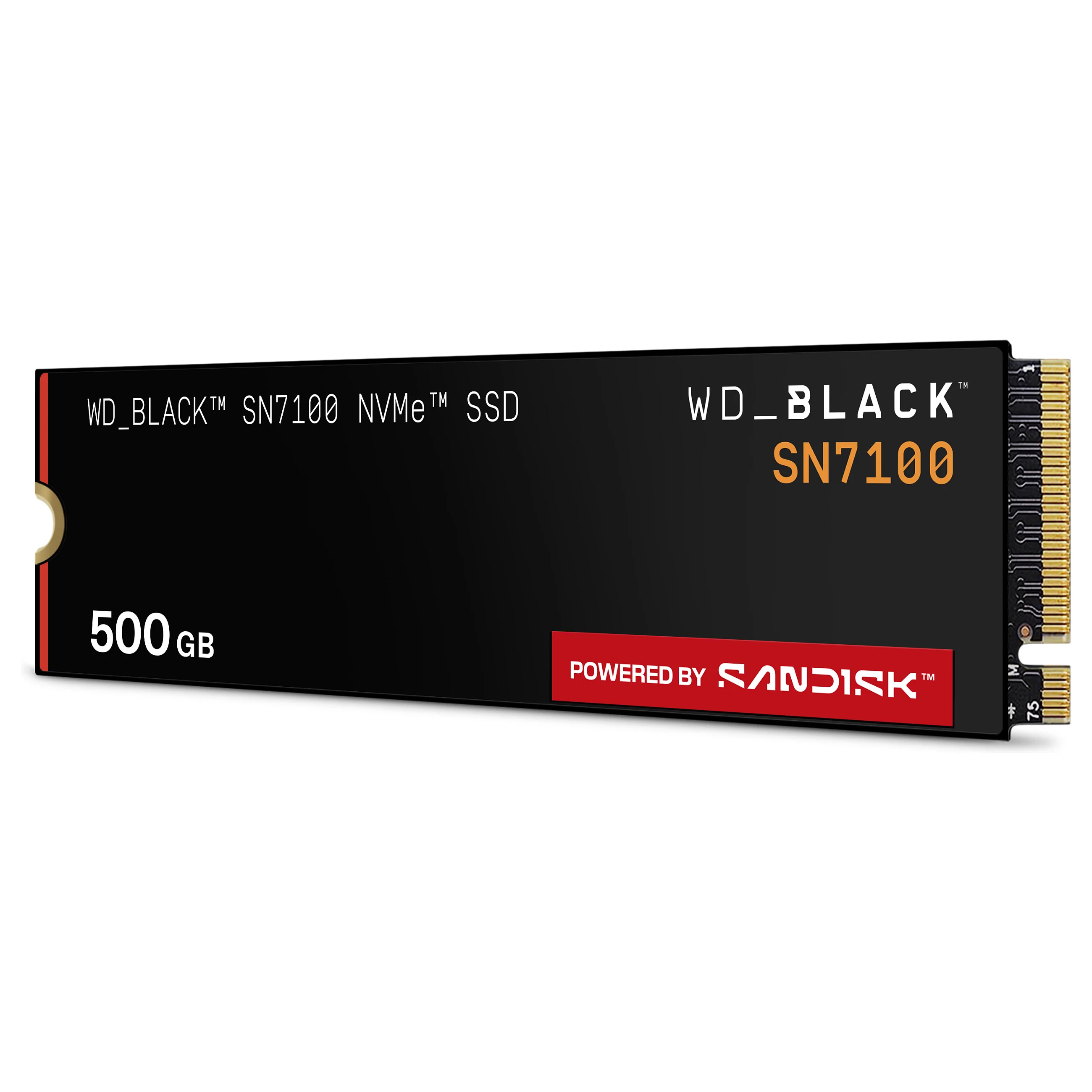 Western Digital M 2 WD Black SN7100 NVMe 500GB 2280 Speichermedien
