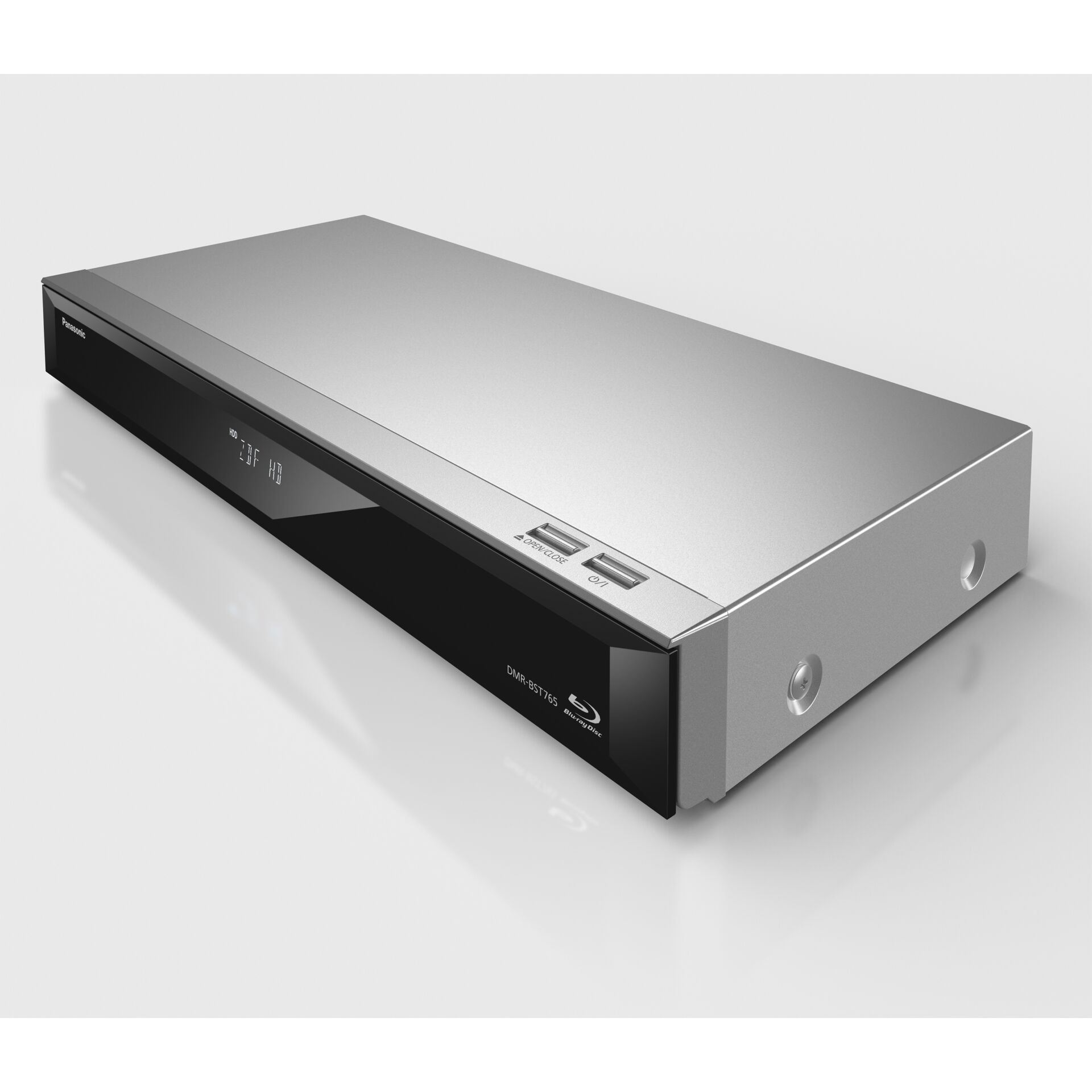 Panasonic Blu ray Player DMR BST765AG  500 GB  WLAN  UltraHD 4K  silver black PC-Zubehoer