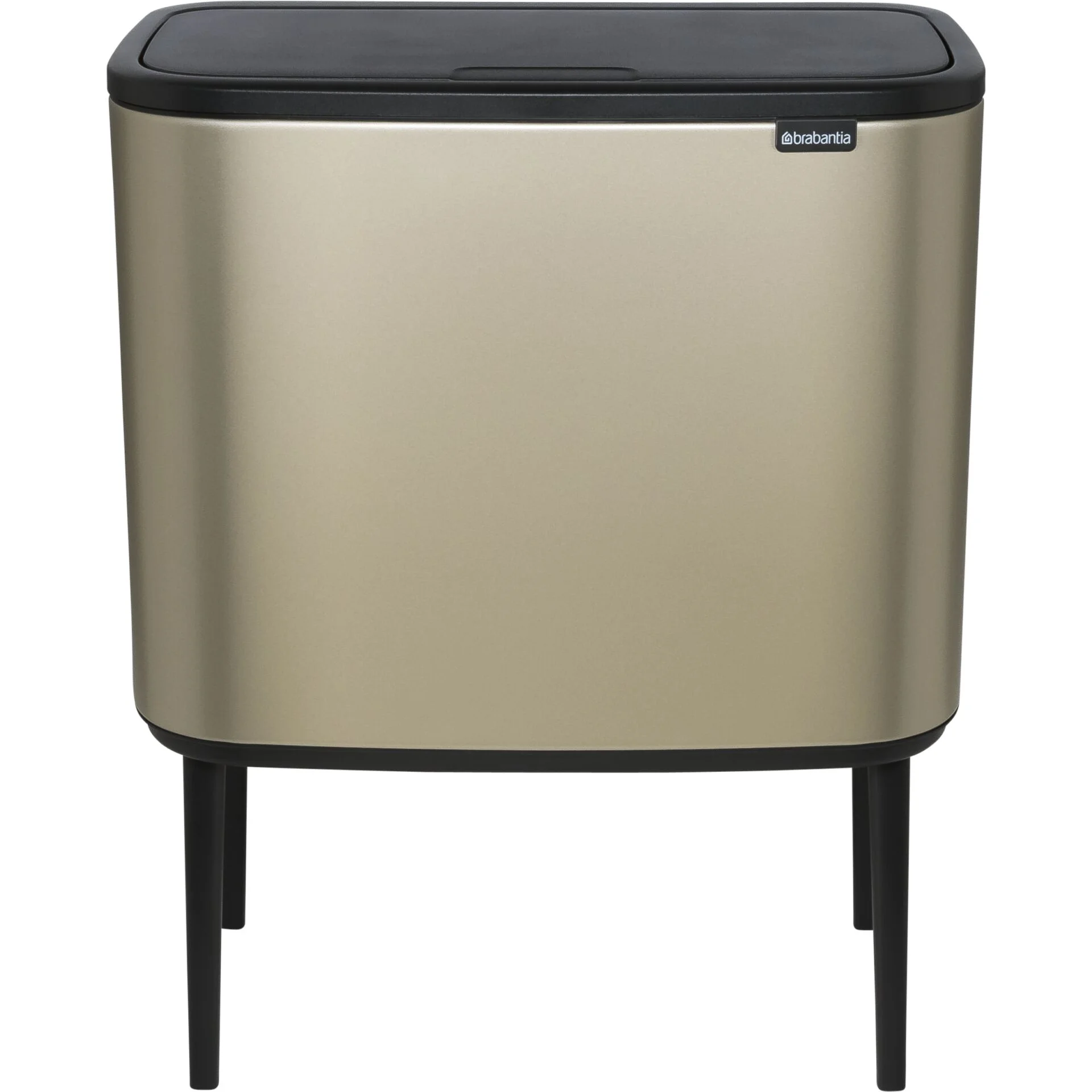 Brabantia Muelleimer Bo Touch Bin Champagnerfarben 3 x 11 L