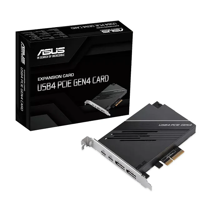 ASUS USB4 PCIe Gen4 Card Schnittstellenkarte Adapter Eingebaut DisplayPort  USB Typ C PC-Komponenten
