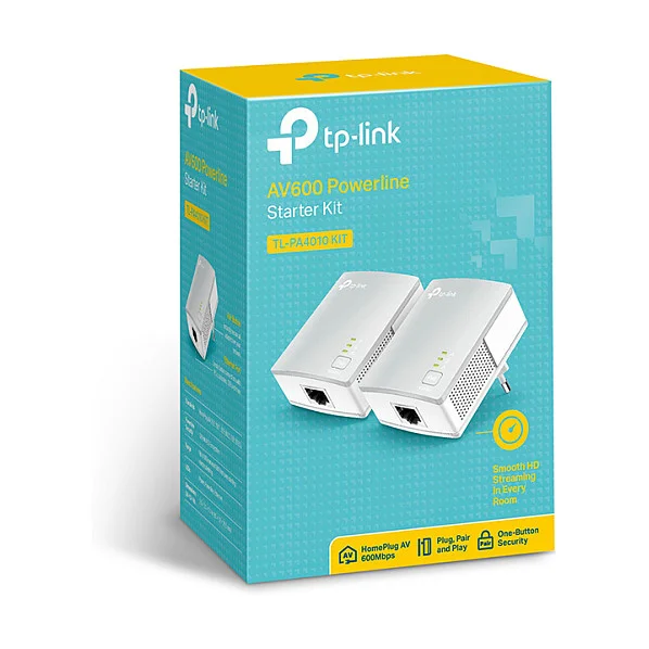 TP Link TL PA4010KIT 600 Mbit s Ethernet LAN Weiss 2 Stueck e  Netzwerk